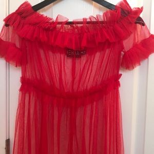 Naughty Claus mesh dress